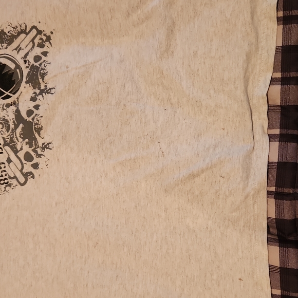 Vintage Mens T-Shirt Graffiti Basketball 2000's Gildan Cotton Grey Size XL Y2K - Picture 6 of 6